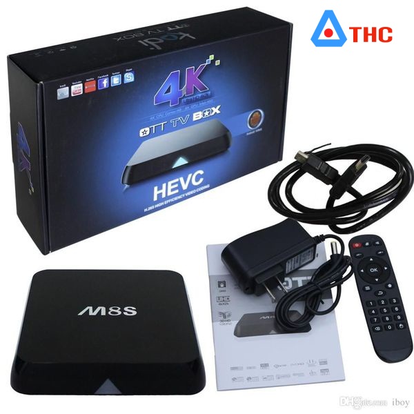 Thiết bị Android TV Box M8S giá rẻ nhiều tiện ích