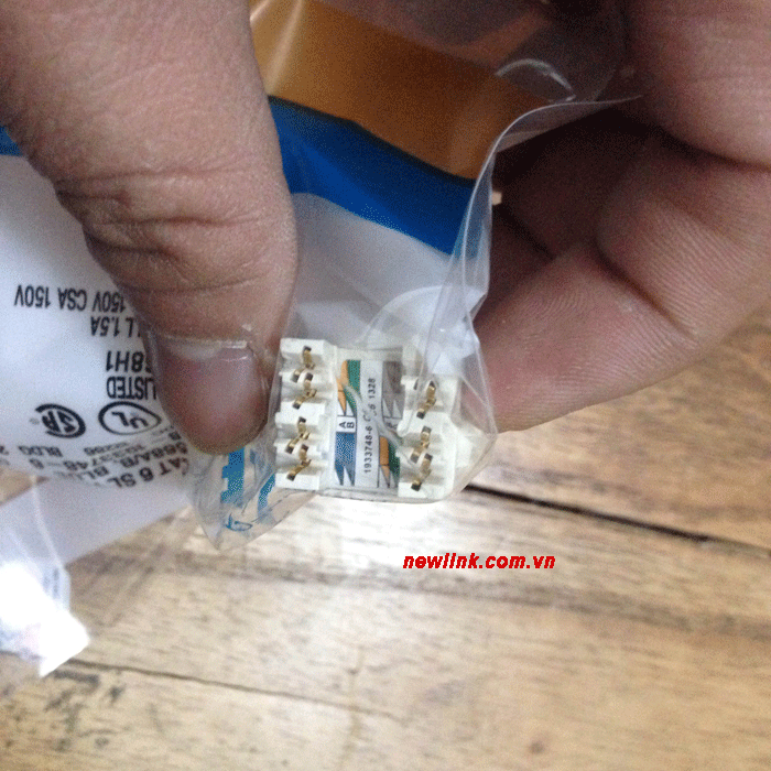 Nhân mạng AMP cat6 , Nhân wallplate AMP cat6 ,Modul Jack RJ Cat6e USA