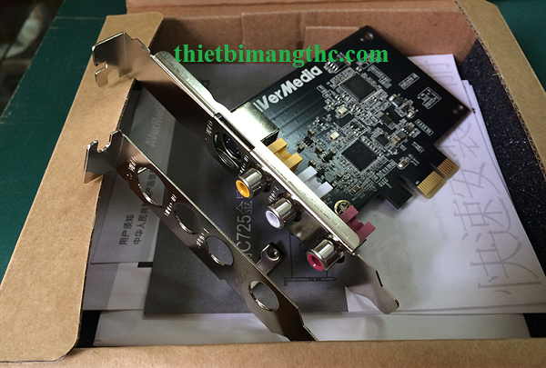 thông tin Card PCI-E 1X ghi hình từ AV (RCA) + Svideo cho máy tính