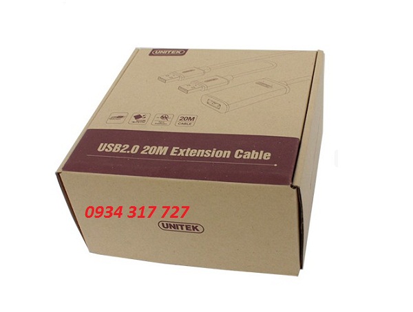 Dây cáp nối dài USB 20m unitek chính hãng