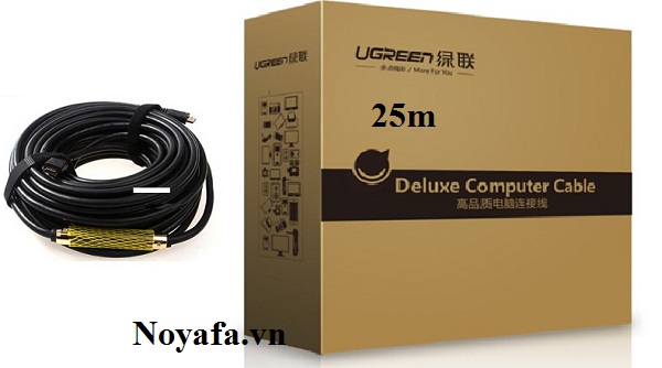 Dây cáp hdmi 25m Ugreen, cable hdmi 25m hàng chính hãng