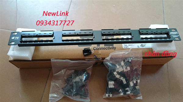 Patch-Panel- AMP-commscope-cat6-24-cổng