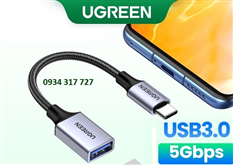 Cáp OTG USB C sang USB 3.0 Ugreen 70889 cao cấp