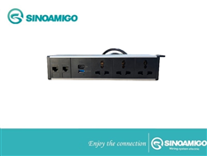 STS-HG60S Sinoamigo ổ điện kẹp bàn đa năng tích hợp điện, USB, mạng, HDMI