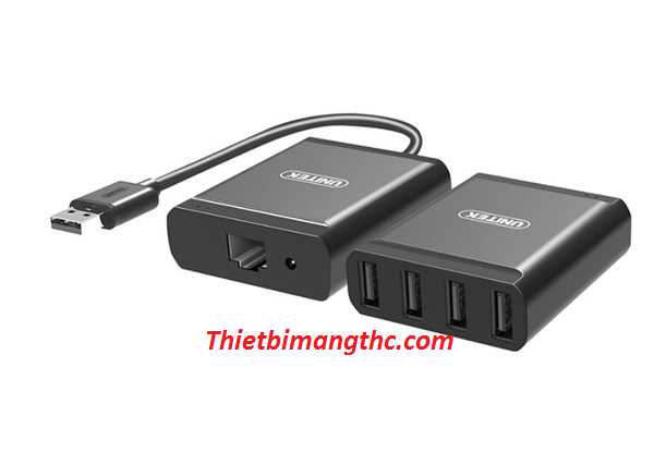 Bộ nối dài USB to lan 60M Unitek 