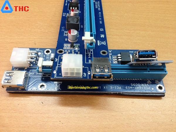 Dây Riser USB 3.0 009S PCI E 6 chân