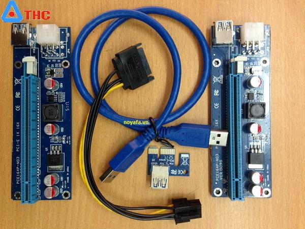 Dây Riser USB 3.0 009S PCI E 6 chân