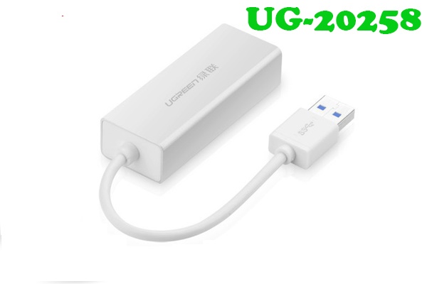 Cáp USB 3.0 sang Lan vỏ nhôm Ugreen 20258 cao cấp