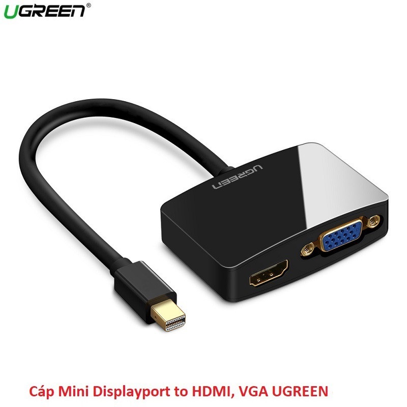 Hình ảnh sản phẩm Ugreen 10439 ( Display Port to HDMI, VGA) cao cấp