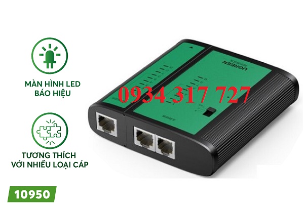  Hình ảnh thực tế Bộ test mạng UGREEN RJ45/RJ11 - 10950 cao cấp