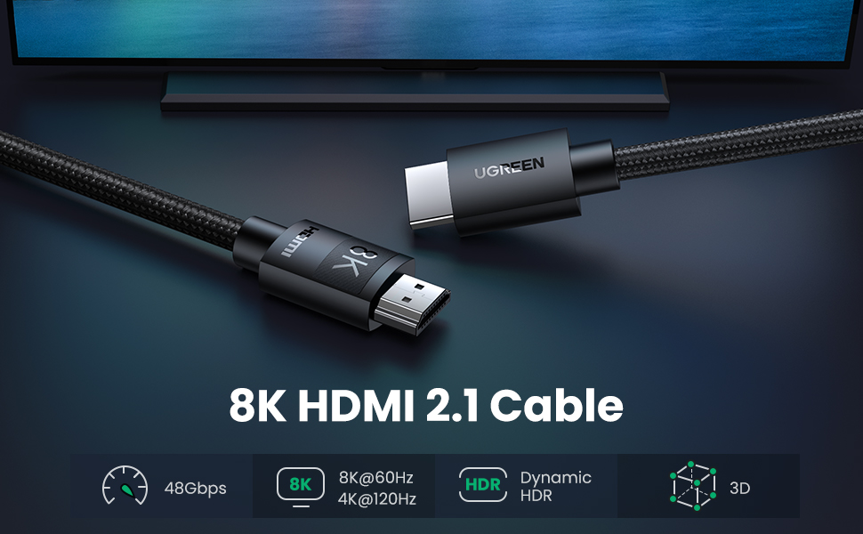 Cáp HDMI 2.1 Ugreen 40182