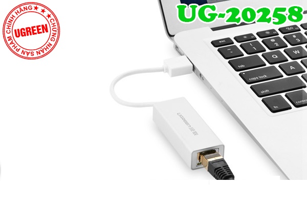 Cáp USB 3.0 sang Lan vỏ nhôm Ugreen 20258 cao cấp