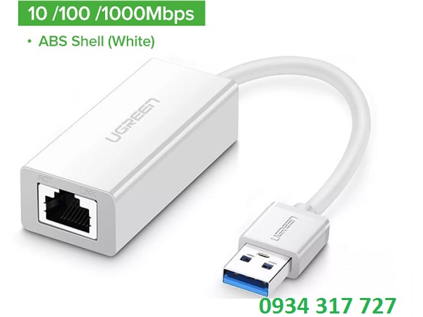 Hình Ảnh Sản Phẩm : Cáp USB 3.0 sang Lan Ugreen 20255 cao cấp