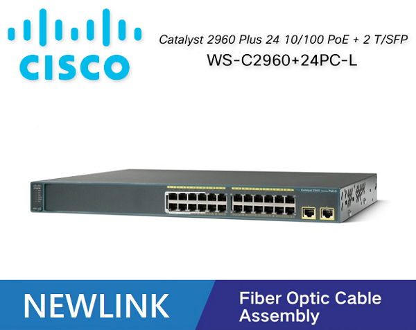 WS-C2960+24PC-L Thiết bị chuyển mạch CISCO Catalyst 2960 Plus 24 10/100 PoE + 2 T/SFP LAN Base cao cấp