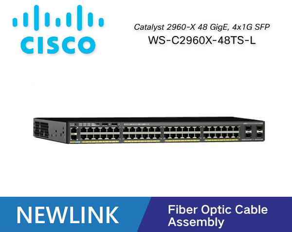 WS-C2960X-48TS-L Thiết bị chuyển mạch CISCO Catalyst 2960-X 48 GigE, 4 x 1G SFP, LAN Base