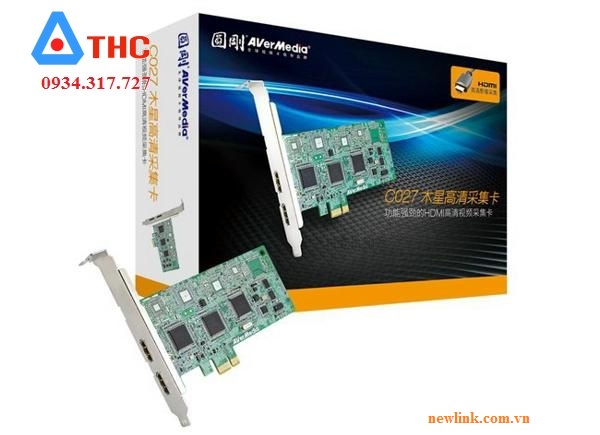 CARD GHI HÌNH HDMI, AV, S-VIDEO ĐÀI LOAN AVERMEDIA C027 