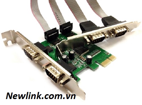 Card chuyển đổi PCI Express 4 Com