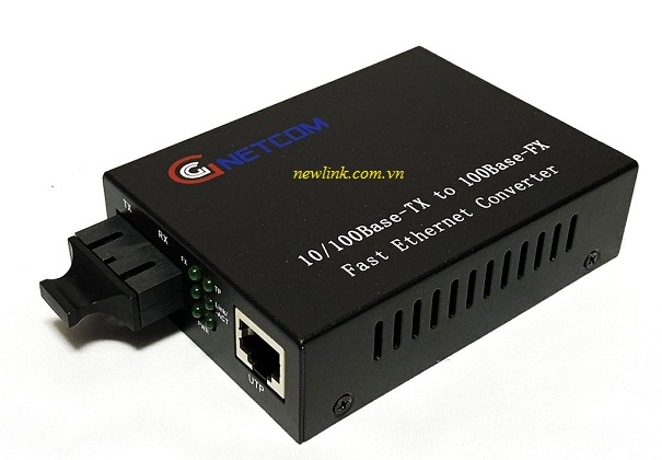 Bộ chuyển đổi quang điện 10/100 GNETCOM GNC-1211S-20 (2 sợi) cao cấp