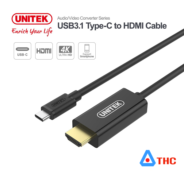 Cáp chuyển dổi USB type-C sang HDMI 