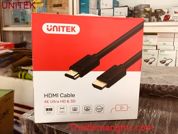 Cáp HDMI 15M Unitek 4k,2k cao cấp