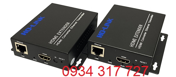 bộ kéo dài HDMI sang Lan 120m cao cấp Holink HL-HDMI-120TR