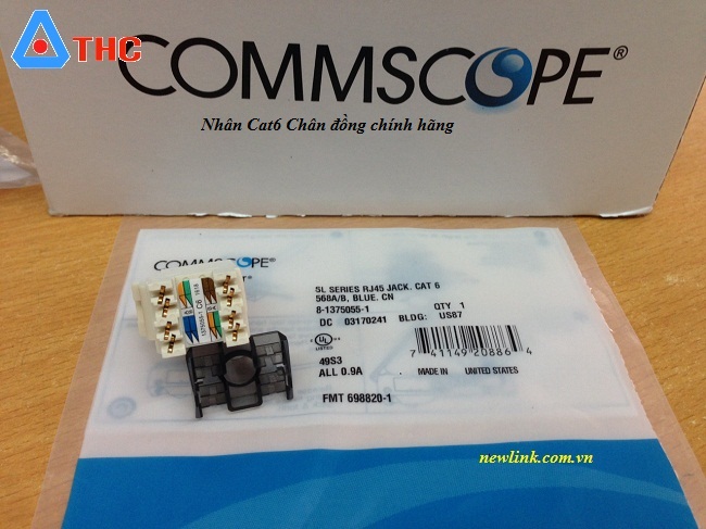 Nhân ổ cắm mạng Cat6 COMMSCOPE