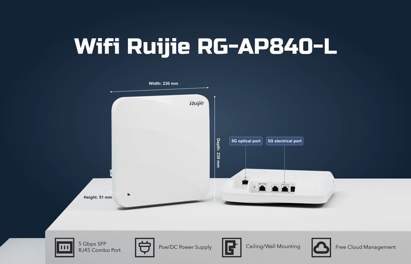 Bộ phát wifi Ruijie RG-AP840-L