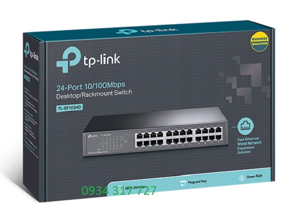 Cổng chia mạng TP-LINK 24 cổng, TL-SF1024D 24-Port 10/100Mbps Switch