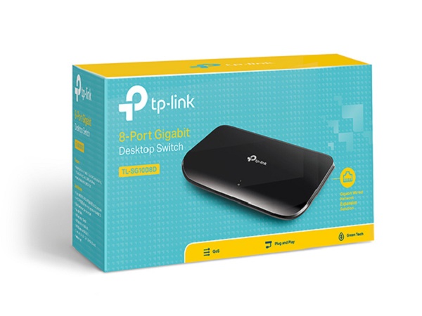 Switch 8 Port Gigabit TL-SG1008D TP-Link