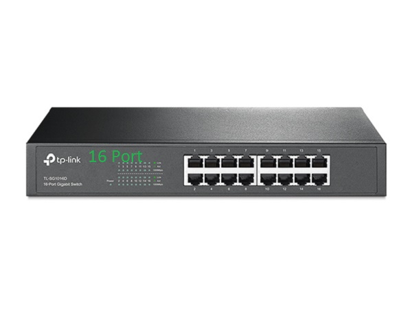 Switch nối mạng , Switch 16 Port TL-SG1016D Gigabit 10/1000/1000