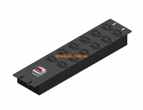 Thanh nguồn PDU 12 cổng chuẩn C13 lắp tủ rack