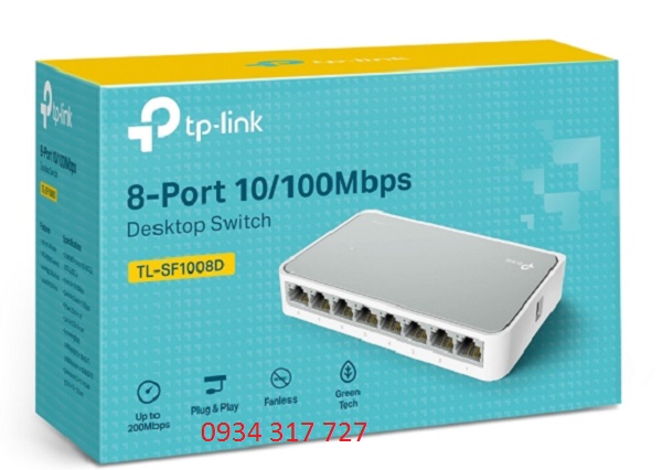 Giới thiệu Switch nối mạng 8 Port TP-Link Chính hãng