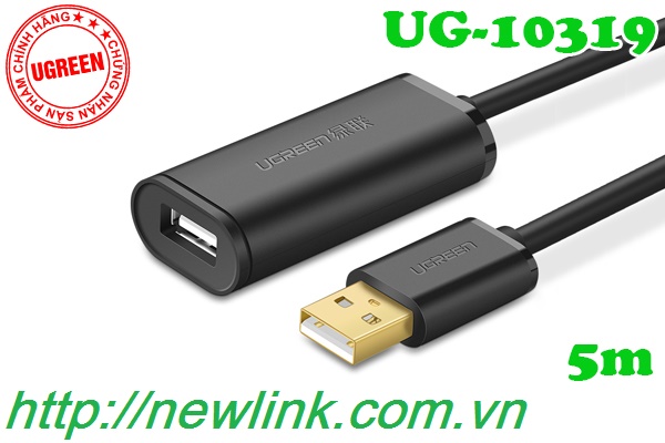 Cáp USB 5M Ugreen có chíp khuếch đại 10319 cao cấp