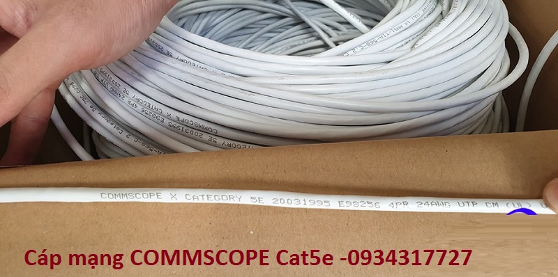  Hình ảnh: Thùng dây cáp mạng Cat5e Commscope AMP năm 2020