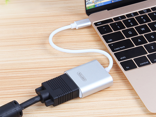 cáp USB Type C to VGA Unitek Y-6308 tiện ích