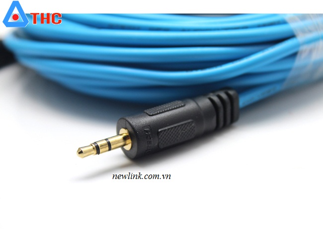 Dây loa Jack 3.5mm, Cáp Audio Jack 3.5mm 15m Dtech