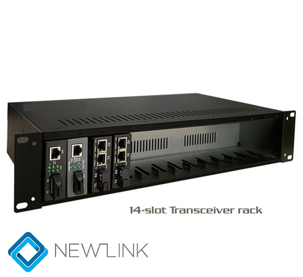 Bộ nguồn tập trung converter quang GNC-RACK14U2 thương hiệu GNETCOM