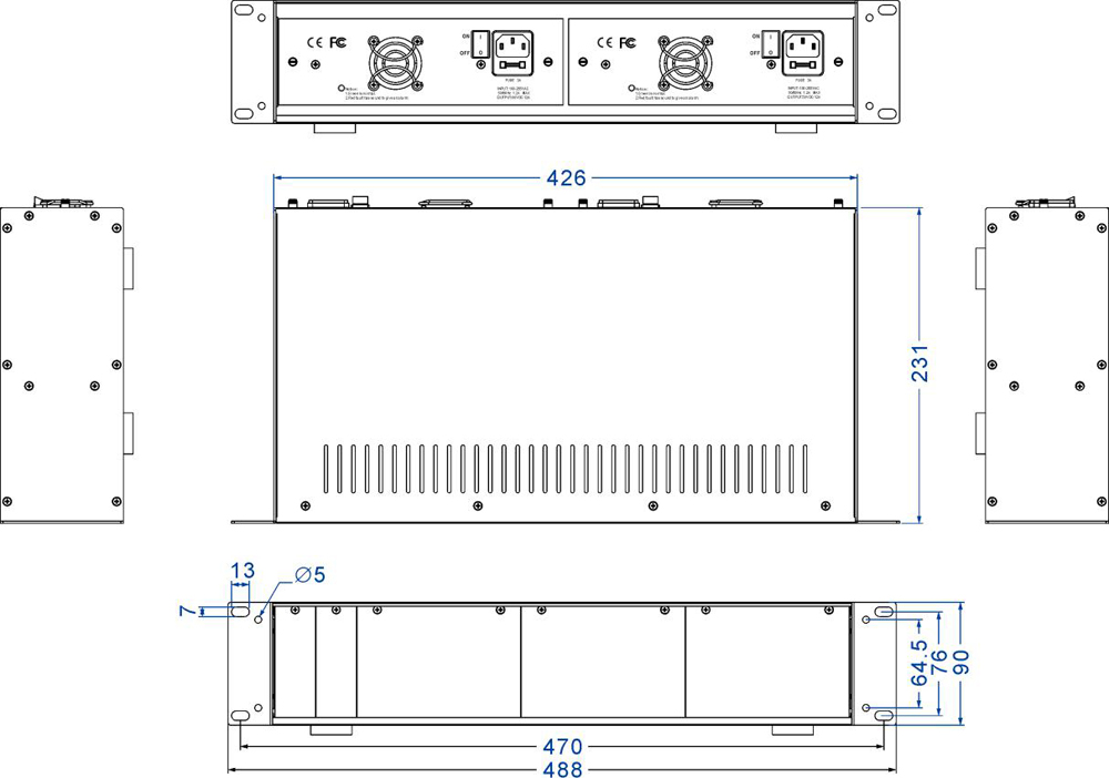 khung nguồn 2000a 3 ondata