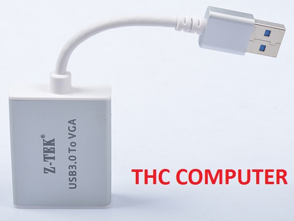 Cáp USB 3.0 to VGA Z-tek ZY197 Cao cấp