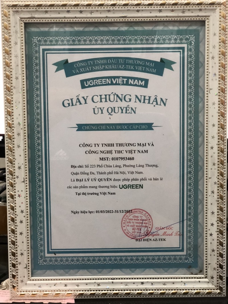 Đại lý cấp 1 Ugreen chính hãng tại Việt Nam