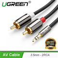 10591 Cáp audio 3.5mm ra AV (RCA) 5M Ugreen vỏ nhôm