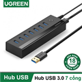 40522- HUB USB 7 Cổng USB 3.0 Có Nguồn 5V/2A Ugreen 40522 cao cấp