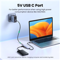 50895 - Bộ chia 4 cổng USB 3.0 hỗ trợ cấp nguồn Micro USB chính hãng Ugreen