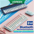 Bàn phím cơ Fun+ Kết nối Bluetooth & dây, 84 phím màu xanh dương Ugreen 90755 ca