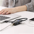 Bộ chia 3 cổng USB 3.0 tich hợp cổng mạng Gigabit 1000Mbps Ugreen 20265 cao cấp