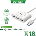 Bộ Chia 4 Cổng USB 3.0 Tốc Độ Cao dài 0,5m Ugreen 20282 cao cấp