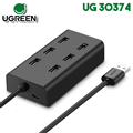 Bộ chia USB 2.0 ra 7 cổng Ugreen 30374 cao cấp