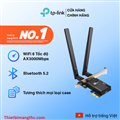 Bộ Chuyển Đổi Card WiFi PCIe TP-Link Archer TX55E Bluetooth 5.2 Wi-Fi 6 AX3000 c