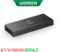 Bộ gộp HDMI 2.0 KVM 8 vào 1 ra Ugreen 80963 CM546 hỗ trợ 4K60hz cao cấp