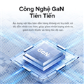 Bộ sạc nhanh GaN 20W UGREEN X514 55533 cổng USB-C+USB-A PD 3.0 QC 3.0 cho iPhone